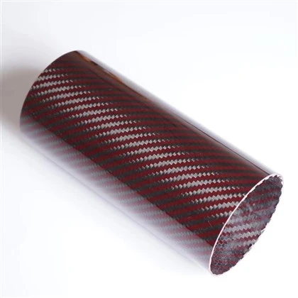 Tub vermell de fibra de carboni