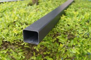 Bona qualitat 1,8 metres longitud de fibra de carboni tub quadrat amb preu baix