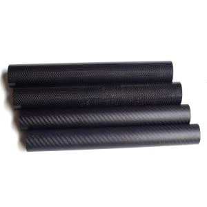 Tub de fibra de carboni Plain i Twill de qualitat superior